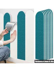 10片装自粘泡沫墙板，多种颜色可选，适用于客厅和卧室墙面装饰，也可作为3D墙面装饰使用。 - 自黏式 - 查看 8