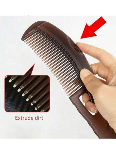 1 pièce Peigne anti-pelliculaire, peigne multifonctionnel à énergie, brosse à cheveux à dents creuses pour le massage du cuir chevelu/l'élimination des pellicules et de la saleté, réduction des démangeaisons/de la séborrhée du cuir chevelu, brosse de soin du cuir chevelu, convient aux femmes et aux hommes, brosse de massage énergétique, brosse de beauté, cuir chevelu plus sain, meilleure qualité des cheveux
