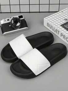 Plus Size Men's Summer Outdoor Slippers, Adjustable Wide Feet Comfortable Soft Bottom Casual Sandals - White - View 2