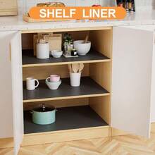 1/4/8pcs Washable Waterproof Non-Slip Refrigerator Mats, Suitable For Fridge Shelves, Freezer Glass Shelves, Cabinet Drawers - Black - View 7