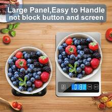 1Pcs Mini Electronic Kitchen Scale For Baking, Precise Jewelry Scale Capable Of Weighing In Grams And Ounces, Portable Food Cooking Scale With Tray, Suitable For Measurement, Sourdough Bread Making, And Intake Tracking. - Kitchen scales - View 2