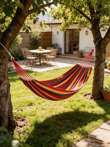 Outdoor Hammock, Garden Camping Hammock With Portable Storage Bag For Patio, Backyard, Camping - Hammock - View 9
