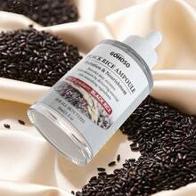 米萃精华去角质亮肤套装 | 黑米去角质洁面乳，含玻尿酸和米萃精华 | 面部毛孔去角质黑头去除剂 (30ml) - 30毫升 - 查看 8