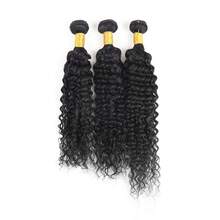 3 Bundles Deep Curly Human Hair Bundles Brazilian Unprocessed Curly Hair Bundles Soft Remy Hair Real Human Hair Extensions For Women Natural Color - Natural Black - View 21
