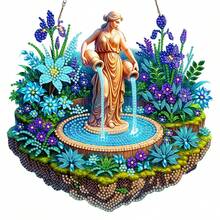 5D钻石画雕塑图案桌面装饰套装，DIY钻石艺术桌面装饰，宝石镶嵌工艺品，家居卧室装饰 - 查看 7