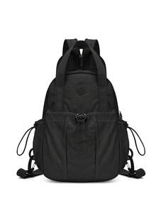 New Arrival Lightweight Drawstring Multi-Function Men's Bag, Puff Series Chest Bag & Backpack, Crossbody & Handheld - Multicolor - View 13