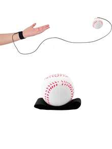 Wrist Return Ball On A String - 2.48 Inch Rebound Sport Ball With Elastic Strap For Soccer, Basketball, Baseball Practice | Outdoor Party Game & Wrist Exercise For Teens, Adults, And Family Fun - Multicolor - View 13