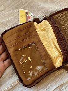 1个布丁毛绒护照夹多功能旅行证件收纳包身份证钱包 - 彩色 - 查看 7