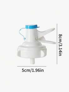 1/2个可重复使用的塑料饮水机阀门和喷嘴，蓝色手柄，无需电池，无需螺纹瓶盖适配器，适用于家庭办公室，节水防漏，易于安装。 - 彩色 - 查看 9