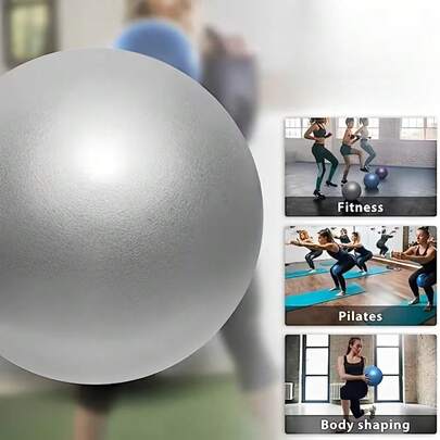 25cm 1pc Heavy Duty Fitness Ball, Mini Yoga Ball, Suitable For Core Strength, Balance Training, Gym Workout - Non-Slip Surface, Stable - Suitable For Home Fitness, Shaping, Pilates Yoga Fitness - Compatible With All Fitness Levels - Yoga Practitioners, Fitness Trainers, Ideal For Pilates, Fitness Exercises And Postpartum Recovery, Indoor Balance Training, Pilates Fitness Ball, Mini Yoga Ball, Yoga Practice Ball, Stability Training Stretch, Yoga Accessories, Sports Accessories, Personalized Gifts, Sports Gifts, Women Gifts