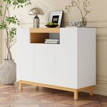 Buffets & Sideboards - White + Particle Board - View 5