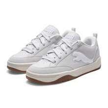 Puma Unisex Park-Lifestyle SD Skate Shoes, Lightweight Casual Comfortable Low-Top Sneakers, 395022-13 - Gray-puma White - View 3