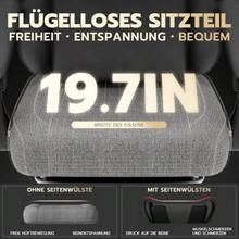 Gaming Chair, Fabric Office Chair, Gaming Chair With Massage Headrest, Ergonomic Racing Gaming Chair With Footrest (Light Grey) - Light Grey - View 4