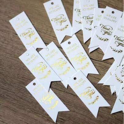 Etiquetas de agradecimiento con forma de cola de golondrina, etiquetas de empaquetado para tarjetas de regalo DIY, etiquetas de decoración de regalos, adecuadas para el regreso a la escuela, invierno, Acción de Gracias, Navidad, Día Nacional de Arabia Saudita, cumpleaños, festivales, Año Nuevo, Día de San Valentín, regalos para novio/novia, adultos