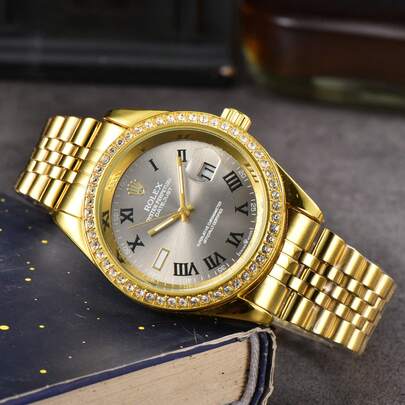 Reloj de cuarzo con bisel Datejust, fabricante mayorista de relojes de cuarzo para comercio transfronterizo