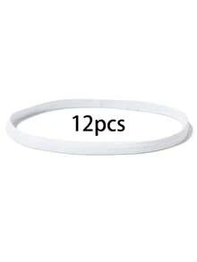 24条/12条/5条装细弹力运动头带，黑色弹力健身吸汗带，男女通用，不易起皱，柔软吸湿，适合运动、跑步、足球、篮球、网球、瑜伽等运动，是度假必备的夏季沙滩发带，旅行必备。 - 彩色 - 查看 13