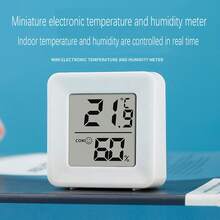 3pcs/2pcs/1pc Electronic Thermometer, Intuitive Temperature & Humidity Display, Suitable For Indoor, Outdoor, Bedroom, Dining Room, Office, Reptile Habitat - View 9