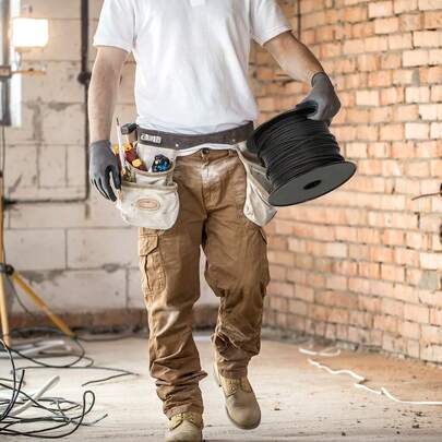 Braided Nylon Cord, 3/16 Inch By 250 Feet, 32-Strand Design, 720 LBS Tensile Strength, Multi-Purpose Black Rope For Outdoor, Tree Work, Hiking, Swinging, And Rescue Operations