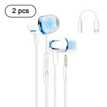 有线耳机，3.5mm接口，入耳式低音立体声耳机，带麦克风和音量控制，适合游戏 - 查看 19