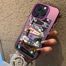 New Model Debut, 1pc Fashion Female Singer Music Design Album A-Arianas G-Grandes Phone Case Suitable For IPhone 17 16e 16 15 14 13 12 11 Pro Max Air X XR XSMAX 8 7 Plus Anti-Drop Matte Back Cover - 混合顏色 1 - 查看 3