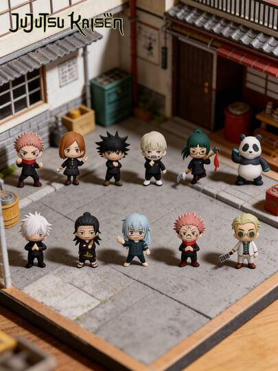 Crunchyroll 1 件  官方*不同系列神秘散装袋夹 3D 动漫人物可爱钥匙扣随机一个 Itadori Yuji 和 Fushiguro Megumi 或其他角色礼物送给粉丝家人和朋友的生日礼物