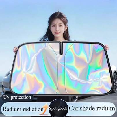 New Car Sunshade Front Windshield Sun Screen Car Interior Heat Insulation Cover Sunshade Umbrella Panel