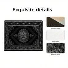 1pc Bohemian Pattern Car Trunk Mat, Keeps Your Car Interior Clean And Fashionable, Practical And Stylish Car Interior Protection, Adds Personalized To Your Beloved Car, Fits All Car Models Trunk Protection. - Trunk Mat - View 3