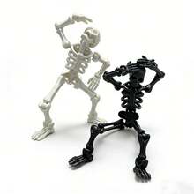 New Adjustable Skeleton Action Figure Toy Model, Comes With Weapon Accessories, Suitable For Collection, Desktop Decor, Birthday & Back To School Gift - Multicolor - View 5