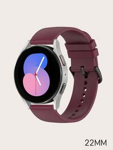 1pc 20mm / 22mm Plain Silicone Quick Release Watch Strap Compatible With Samsung Galaxy Watch 7/6/5/4,/ Vivoactive,Venu Unisex Smartwatch Accessories - Mouldless - View 23