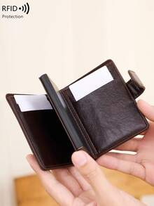 CHARM INFINITE Multifunctional PU Leather Card Case Portable Coin Purse Large Capacity - Multicolor - View 10