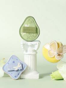 Amortals Artist & Garden 3Pcs Mini Finger Powder Puff Set – Cute French Floral Relief Design, Multi-Use For Concealer Highlight Contour, Compact Finger-Size For Precise Detail Makeup, Beginners & Pros, Viral Trending Mini Makeup Sponge Kit - Multicolor - View 9