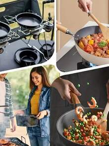 1pc Detachable Ergonomic Pot/Pan Handle, Detachable Clamp Handle, Outdoor Tableware Detachable Replaceable Handle, Anti-Scald Pot/Pan Handle Clamp, Kitchen Accessories, Multi-Functional Detachable Frying Pan Handle Suitable For All Kitchen Utensils - Multicolor - View 6