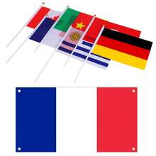 2026 USA-Canada-Mexico World Cup Flags, Handheld Flags, Large Flags, USA-Canada-Mexico World Cup Bunting, Colorful Flags, Team Cheering Decorations, Mexico, Canada, USA, Brazil, Argentina National Flags - 巴拿馬 - 查看 1