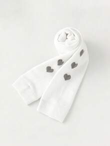 4 Pasang Legging Pendek Warna Polos Anak-Anak, Dengan Motif Hati, Gaya Manis & Imut, Kain Lembut Ramah Kulit, Cocok Untuk Sekolah, Pakaian Kasual dan Sehari-hari, Legging Tanpa Kaki Serbaguna untuk Musim Semi, Musim Gugur dan Semua Musim, Cocok Dipadukan dengan Seragam Sekolah - MultiWarna - View 4