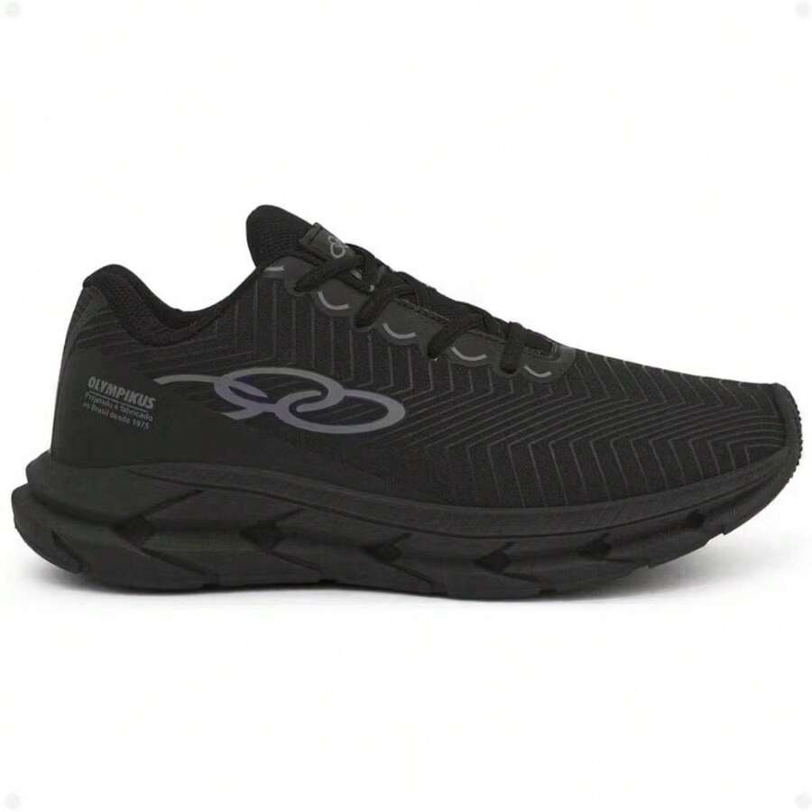 Men's And Women's Athletic Shoes For Weight Training, Walking, Running. Full Delivery To Your Home. Special Offer. Athletic, Lace-Up, Weaving, Flying, Gym And Fitness. - 黑色 - 查看 1
