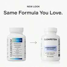Miriyalyad CLEARSTEM - MINDBODYSKIN Hormonal Acne Supplement (5-HTP) - Natural DIM Supplement - Skin Care Vitamins - Hormone Balance, Antioxidants - Gluten Free, Cruelty Free - 30 Servings, 90 Capsules - 2PCS - 查看 3