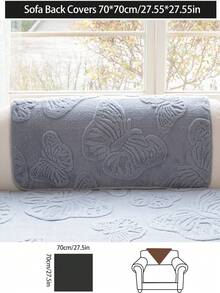 1件装柔软法兰绒沙发垫套，四季皆宜，舒适沙发座椅保护套，现代简约防滑可水洗沙发套，防尘，宠物友好，可调节，适用于卧室、办公室、客厅L型及1/2/3/4座沙发 - 淺灰色 - 查看 20