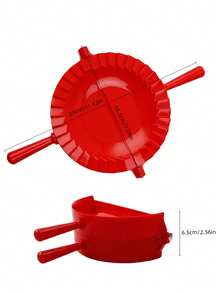 1件/4件套塑料饺子模具，PP手动饺子模具，四合一饺子皮压模、馅饼压模、饺子模具、饺子切割器、包子模具、迷你馅饼模具、饺子成型器、日式锅贴模具，易于使用且经久耐用，家用厨房饺子制作工具，儿童DIY厨房工具，适合家庭/儿童/初学者 - 查看 15