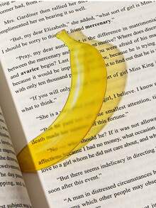 Transparent Acrylic Fruit Shaped Bookmarks, Cute Student Book Page Markers, Durable Physical Book Reading Accessories, Creative Gift For Book Lovers - Multicolor - View 6
