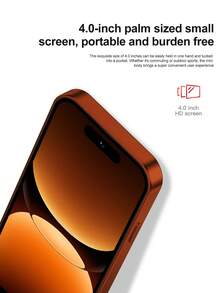 SERVO S4 Pro Mini Android Smartphone 4.0inch Screen 2000mAh Battery 2GB+16GB Android 12.0 WIFI GPS 4G Network Small Mobile Phones - Orange - View 2