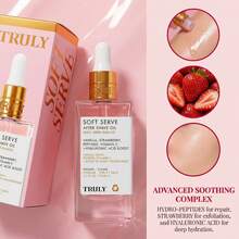 TRULY Aceite Original Soft Serve Shave Oil For Women | Soothing Post-Hair Removal Treatment For Bikini Area, Legs & Body | Prevents Ingrown Hair & Razor Bumps | Sweet Strawberry Ice Cream Scent | Hydrating Formula For Smooth, Irritation-Free Skin, 3.1 Oz - 90ml - 查看 3