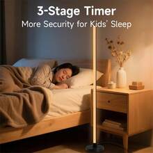 Lampara de Piso LED Inteligente Lampara de Pie con Control Remoto y Aplicación,RGB Lámpara de Pie Fancy leds DIY Iluminación Ambiental LED es Adecuada para Sala Recamara Sala de Juegos Gamer - RGB - Ver 5