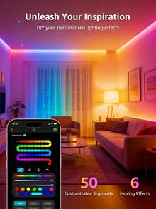 Dải đèn neon hồng ngoại RGB 1m/2m/3 mét/4m/5m, dải đèn LED silicon dẻo chống thấm nước, đèn trang trí không gian có điều khiển từ xa, đèn đổi màu cho trang trí Giáng sinh trong nhà/ngoài trời, điều khiển từ xa 24 phím và ứng dụng, thích hợp cho trang trí nhà cửa và dải đèn dẻo cho cảnh tuyết. - ánh sáng đa sắc - Xem 4