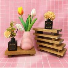 1 套木制毛巾托盘、肥皂盒、水槽台面支架、海绵和肥皂分配器收纳盒、香水和化妆品托盘、浴室装饰和配件圣诞礼物 - 棕色 - 查看 7