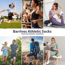 Barrlves 6 Pairs Grip Soccer Socks Colorful Non Slip Sports Football Basketball Hospital Yoga Socks For Men Women - Màu A - Xem 6