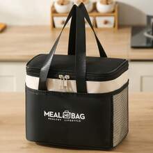 Multi-Function Insulated Lunch Bag, Large Capacity Thick Aluminum Foil Lunch Box, Suitable For Students, Portable Picnic Lunch Tote - Bento Bag - View 24