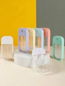 Chai xịt khử trùng tay mini 45ml, 6 màu, có thể tái sử dụng, kích thước nhỏ gọn, thích hợp mang theo khi đi du lịch. - Nhiều màu - Xem 4