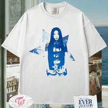 Chaeyoung Twice Shirt ComfortColors, Vintage Style Aesthetic KPop Merch, This Is For World Tour Gra - 白色 - 查看 1