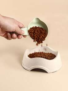 1pc Plastic Pet Food Scoop With Hanging Hole, Convenient Storage For Cats And Dogs - 150ML - View 6