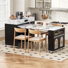 Dining Tables - Black + MDF-1 - View 2